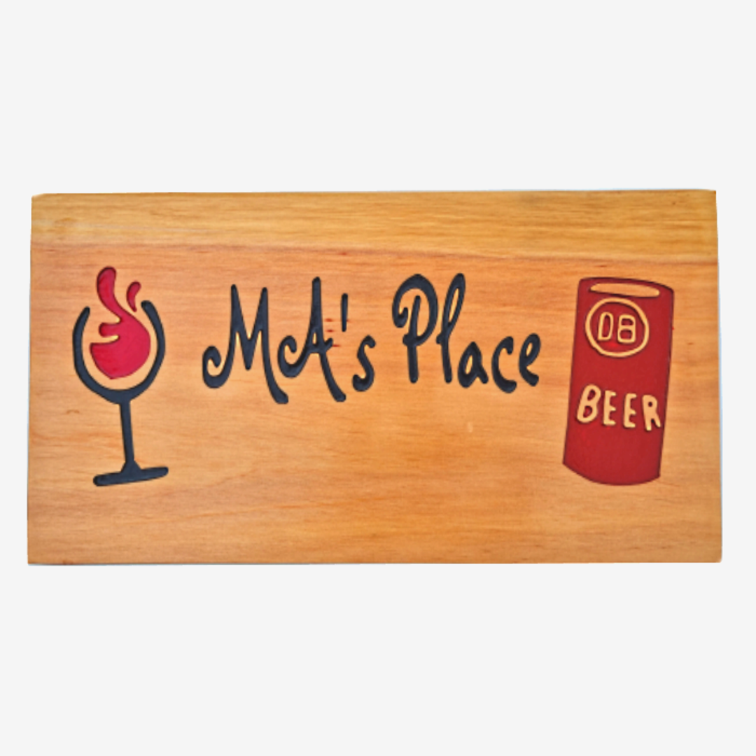 Macrocarpa 'MA's Place' Sign image 0